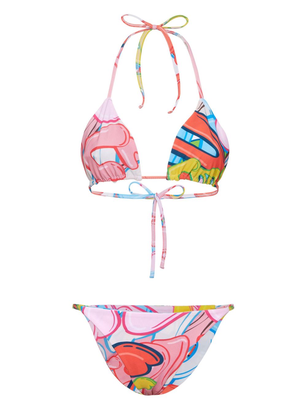 Philipp Plein Bombing Graffiti bikini - Rosa von Philipp Plein