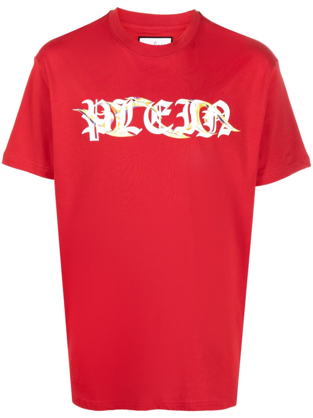 Philipp Plein Chrome T-Shirt mit rundem Ausschnitt - Rot von Philipp Plein