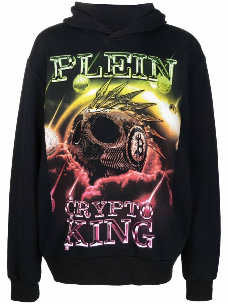 Philipp Plein Crypto King Hoodie - Schwarz von Philipp Plein