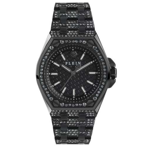 Philipp Plein Damen Analog Quarz Uhr mit Edelstahl Armband PWJAA1022 von Philipp Plein