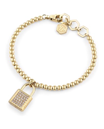 Philipp Plein Damen Armband Armkette Edelstahl IP Gold Plein Valentine PJHGA18BU von Philipp Plein