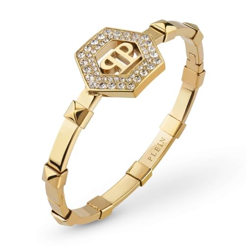 Philipp Plein Damen Armband Armreif Edelstahl IP Gold Plein Legacy PJREA12BU von Philipp Plein