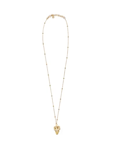 Philipp Plein Damen-Halskette Skull Crown Goldfarben PJ4AA03NU von Philipp Plein