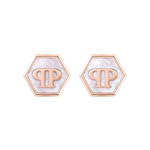 Philipp Plein Damen Ohrringe Edelstahl IP Rose Gold PLEIN MINI LOGO PJ2EA13EU von Philipp Plein