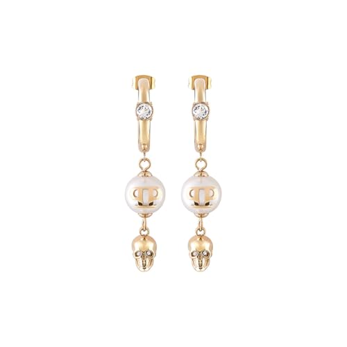 Philipp Plein Damen-Creolen-Anhänger Edelstahl, recycelt One Size 88871081 von Philipp Plein