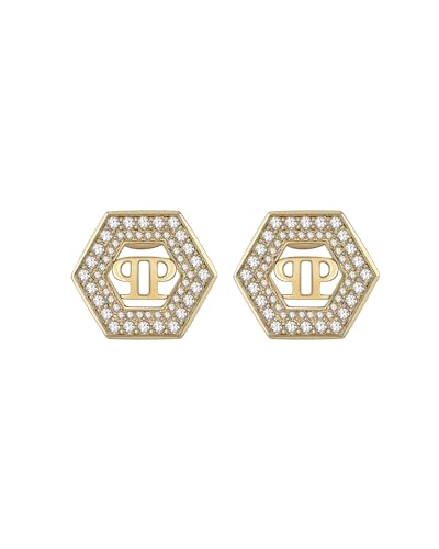 Philipp Plein Damen Ohrringe Ohrstecker Edelstahl IP Gold PLEIN LEGACY PJREA13EU von Philipp Plein