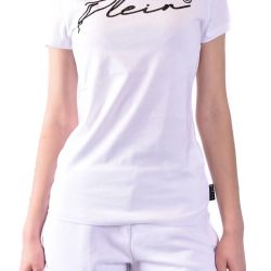 Philipp Plein Damen T-shirt Aus Weißer Baumwolle von Philipp Plein