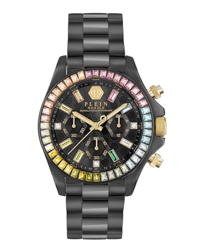 Philipp Plein Damen Uhr Analog Quarz Chrono NOBILE Lady PWSBA0623 Edelstahl von Philipp Plein