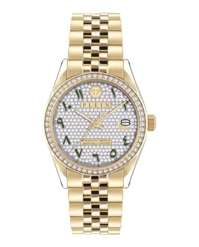 Philipp Plein Damen Uhr Analog Quarz Date Superlative PW2BA0223 Edelstahl von Philipp Plein