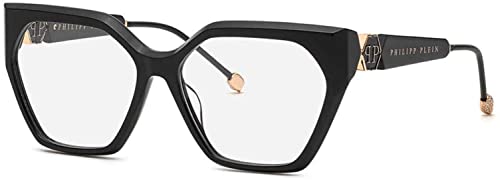 Philipp Plein Damen VPP068S Sonnenbrille, Shiny Black, 57 von Philipp Plein