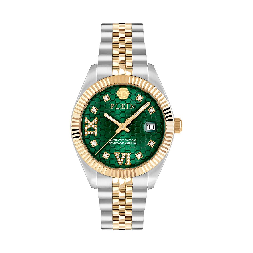 Philipp Plein Damenuhr Date Superlative PWYFA0225 Edelstahl von Philipp Plein