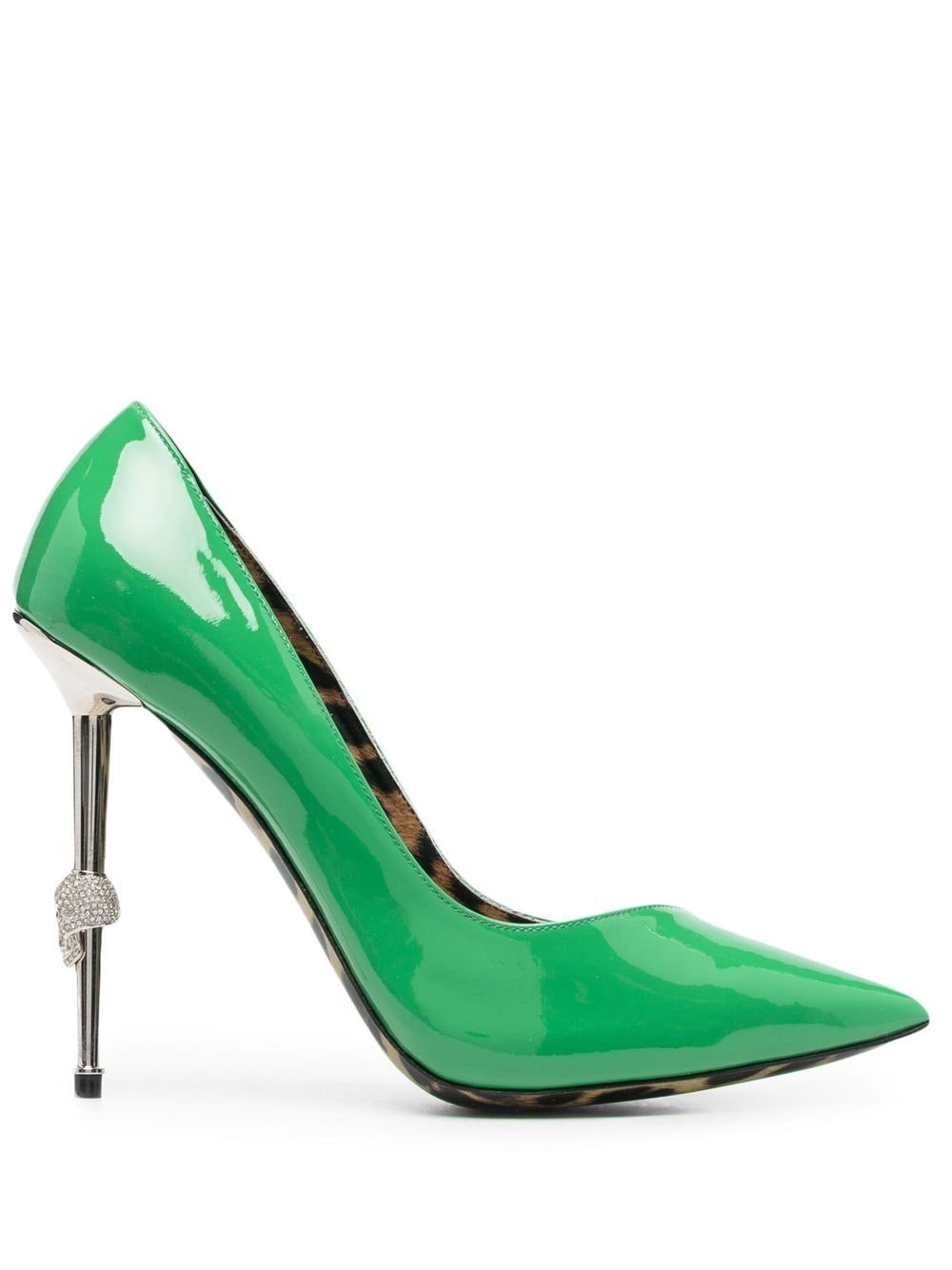 Philipp Plein Decollete Pumps 120mm - Grün von Philipp Plein