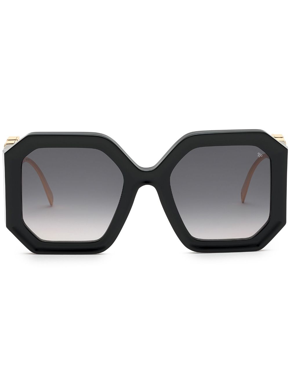 Philipp Plein Sonnenbrille mit Oversized-Gestell - Schwarz von Philipp Plein