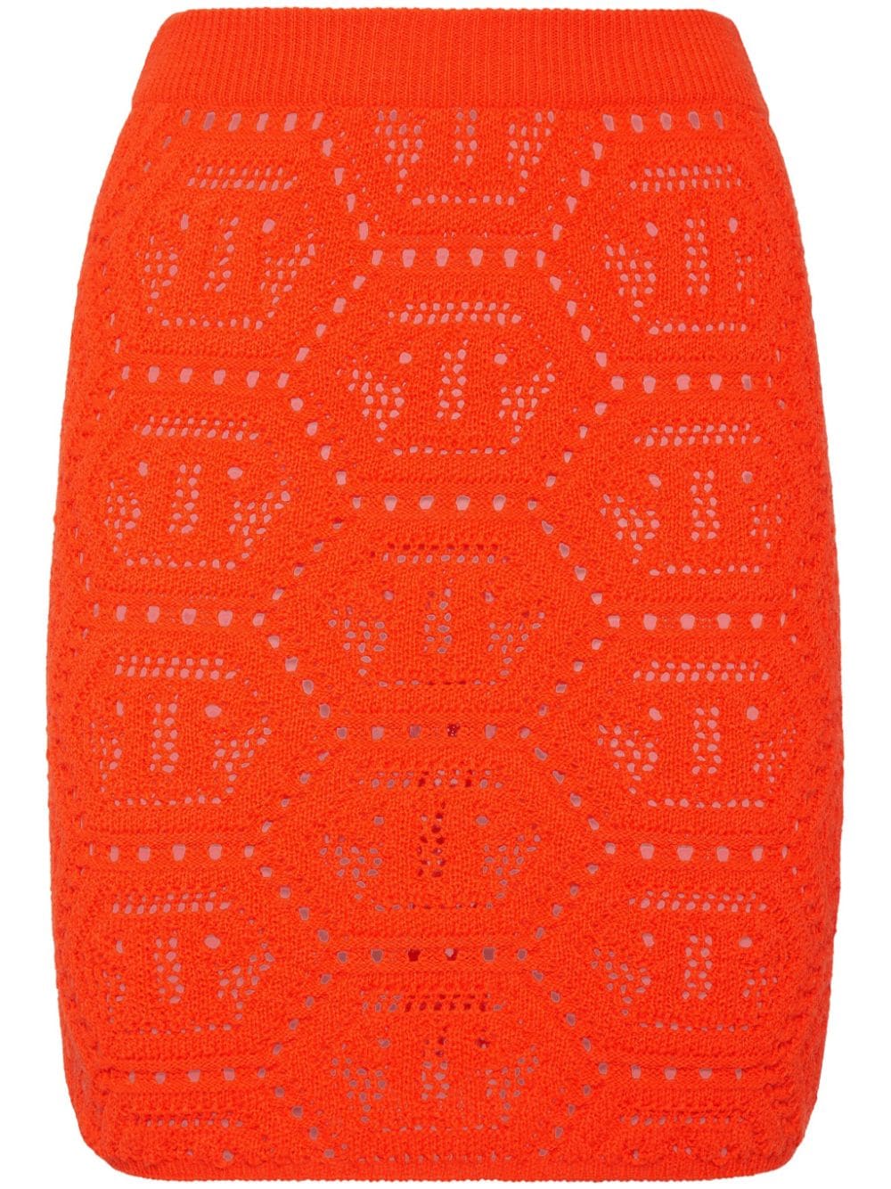 Philipp Plein Gestrickter Minirock - Orange von Philipp Plein