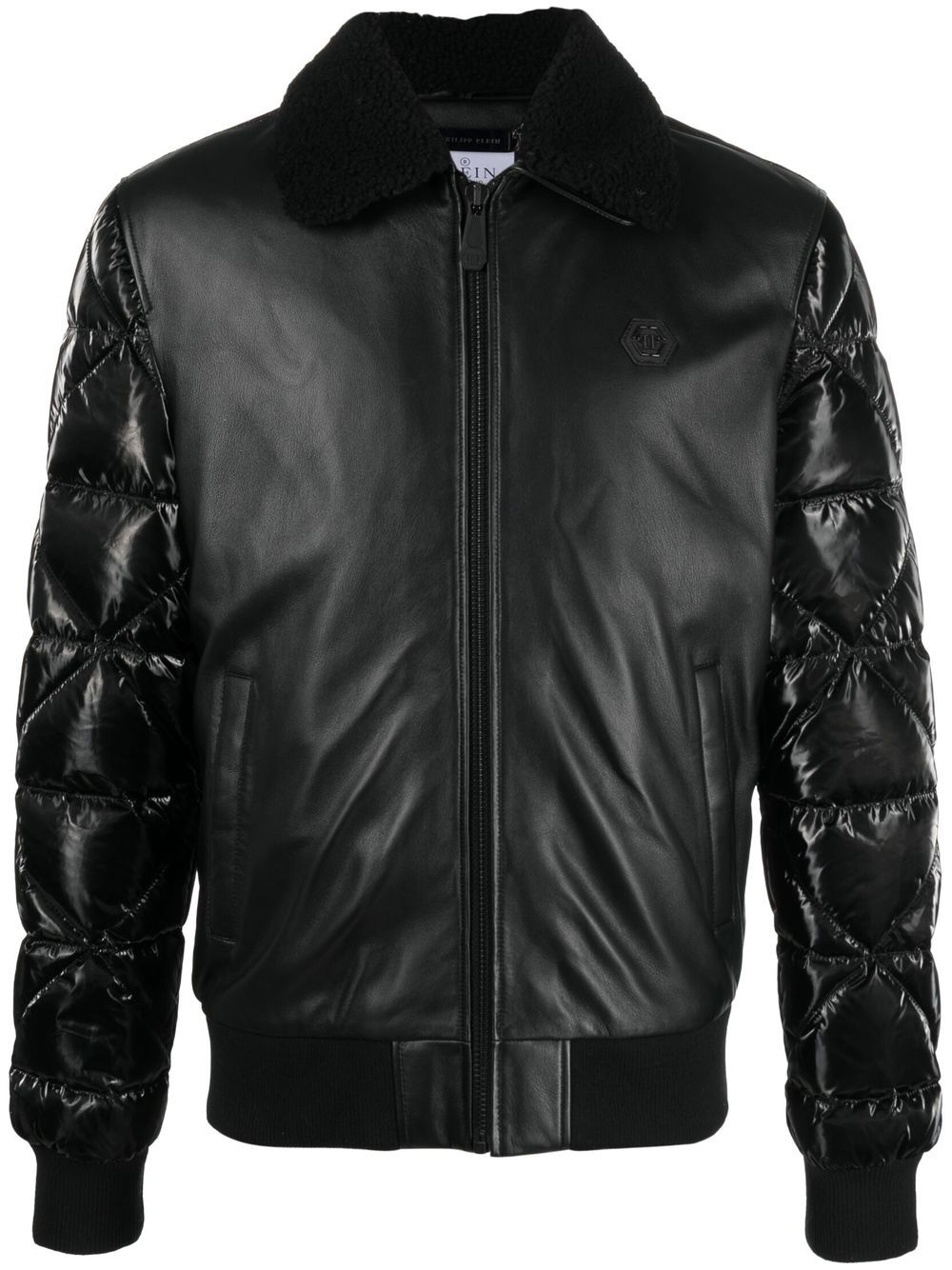 Philipp Plein Gefütterte Fliegerjacke - Schwarz von Philipp Plein