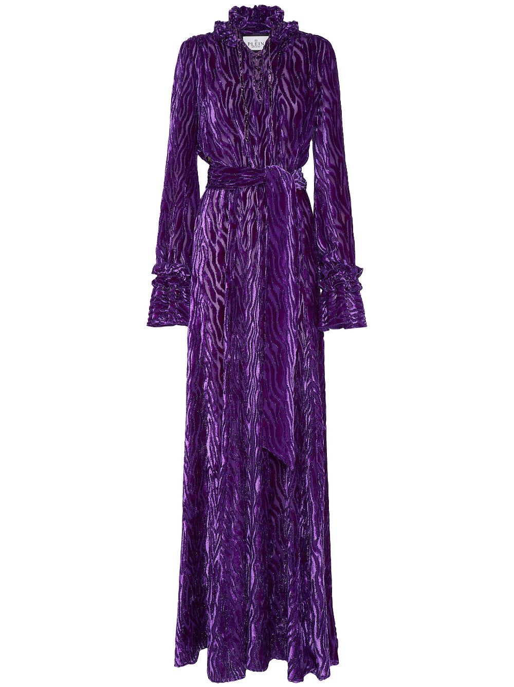 Philipp Plein Gipsy Chiffonkleid - Violett von Philipp Plein