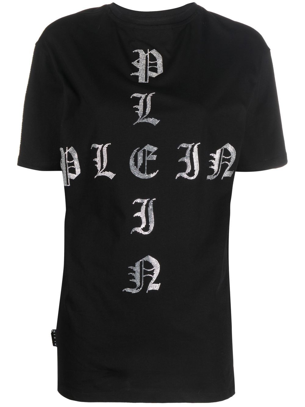 Philipp Plein Gothic Plein T-Shirt mit Kristallen - Schwarz von Philipp Plein