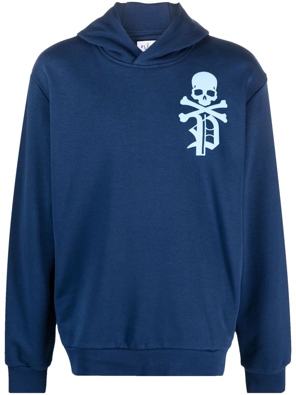 Philipp Plein Gothic Plein Hoodie mit Logo-Print - Blau von Philipp Plein