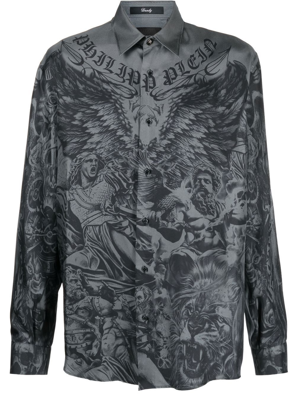 Philipp Plein Hemd mit grafischem Print - Schwarz von Philipp Plein