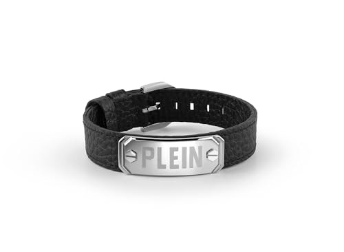 Philipp Plein Herren-Armband Leder, Edelstahl, recycelt One Size 89210663 von Philipp Plein