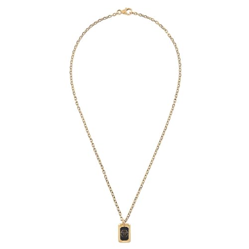 Philipp Plein Herren Kette Halskette Edelstahl IP Gold Plein Tag PJ0AA18NU von Philipp Plein