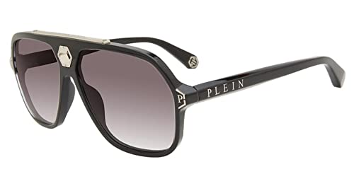 Philipp Plein Herren SPP004M Sonnenbrille, Shiny Black von Philipp Plein