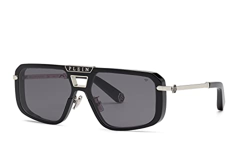 Philipp Plein Herren SPP008M Sonnenbrille, Shiny Black von Philipp Plein