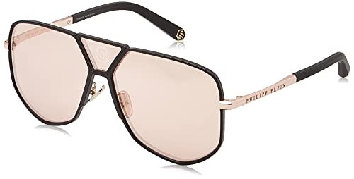 Philipp Plein Herren SPP009M Sonnenbrille, Shiny Copper Gold with Coloured Parts von Philipp Plein