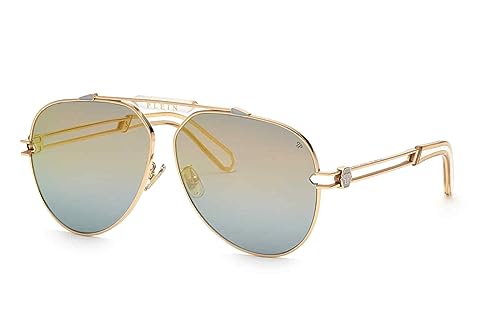 Philipp Plein Herren SPP048M Sonnenbrille, Shiny Rose Gold with COL.Parts von Philipp Plein