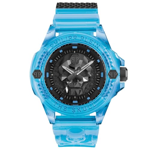 Philipp Plein Herren Uhr Analog Quarz $Kull Scuba DUBA Edition PWWAA0724 Silikon von Philipp Plein