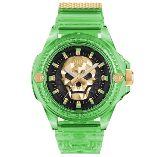 Philipp Plein Herren Uhr Analog Quarz $Kull Scuba DUBA Edition PWWAA0924 Silikon von Philipp Plein