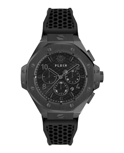 Philipp Plein Herren Uhr Analog Quarz Plein Chrono ROYAL 46 MM PWPRA0924 Silikon von Philipp Plein