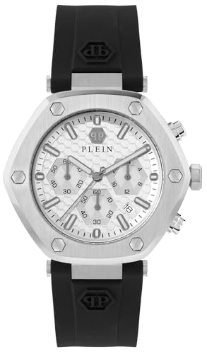 Philipp Plein Herren Uhr Analog Quarz The Hexagon Chrono PWZBA0123 Silikon von Philipp Plein