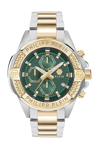 Philipp Plein Herren Uhr Analog Quarz The $Kull Chrono PWWFA0525 Edelstahl von Philipp Plein