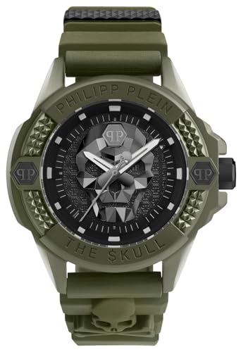 Philipp Plein Herren Uhr Analog Quarz The $Kull ECOCERAMIC PWUBA0423 Silikon von Philipp Plein