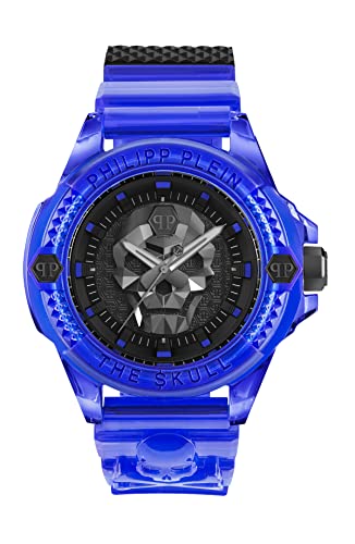 Philipp Plein Herren Analog Quarz Uhr mit Silikon Armband PWWAA0323 von Philipp Plein