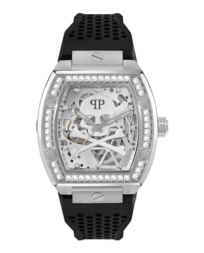 Philipp Plein Armbanduhr The $keleton Automatik Schwarz/Silberfarben PWBAA1323 von Philipp Plein