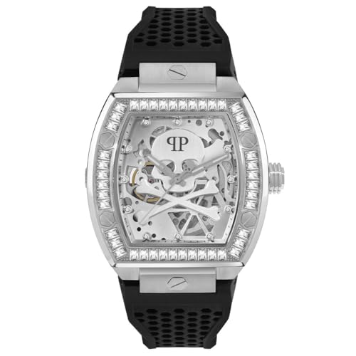 Philipp Plein Herren Uhr Automatik $KELETON PWBAA1323 Silikon von Philipp Plein