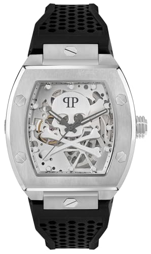 Philipp Plein Herren-Uhr Automatik $KELETON PWBAA2123 Silikon von Philipp Plein