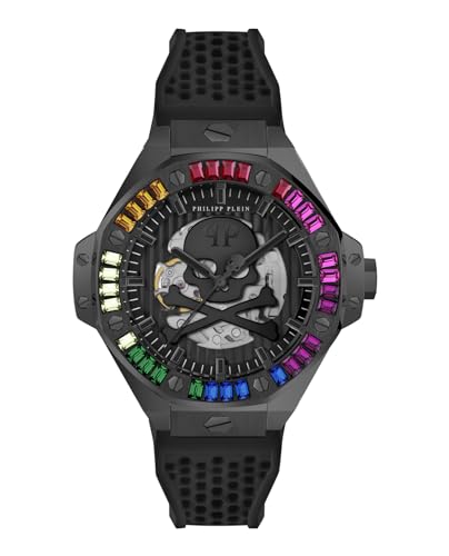 Philipp Plein Herren Uhr Automatik Plein $KELETON ROYAL PWPFA0424 Silikon von Philipp Plein