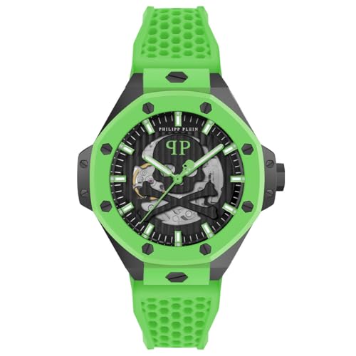 Philipp Plein Herren Uhr Automatik Plein $KELETON ROYAL PWPFA0624 Silikon von Philipp Plein