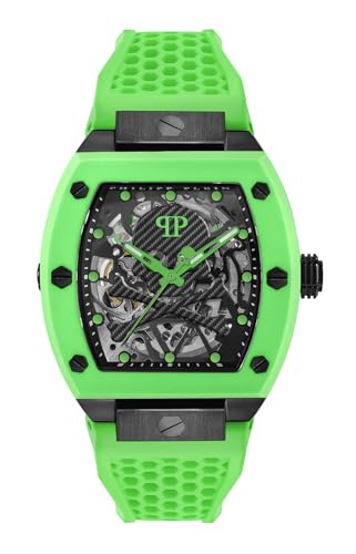 Philipp Plein Herren Uhr Automatik The $KELETON PWBAA2324 Silikon von Philipp Plein