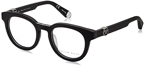 Philipp Plein Herren Vpp024m Sonnenbrille, Matt/Sandblasted Black, 49 von Philipp Plein