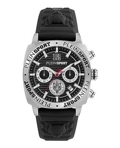 Philipp Plein Herrenuhr Chronograph Wildcat Schwarz/Silberfarben PSGBA0623 von Philipp Plein