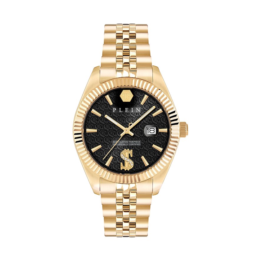 Philipp Plein Herrenuhr Date Superlative PWMFA1025 Edelstahl von Philipp Plein