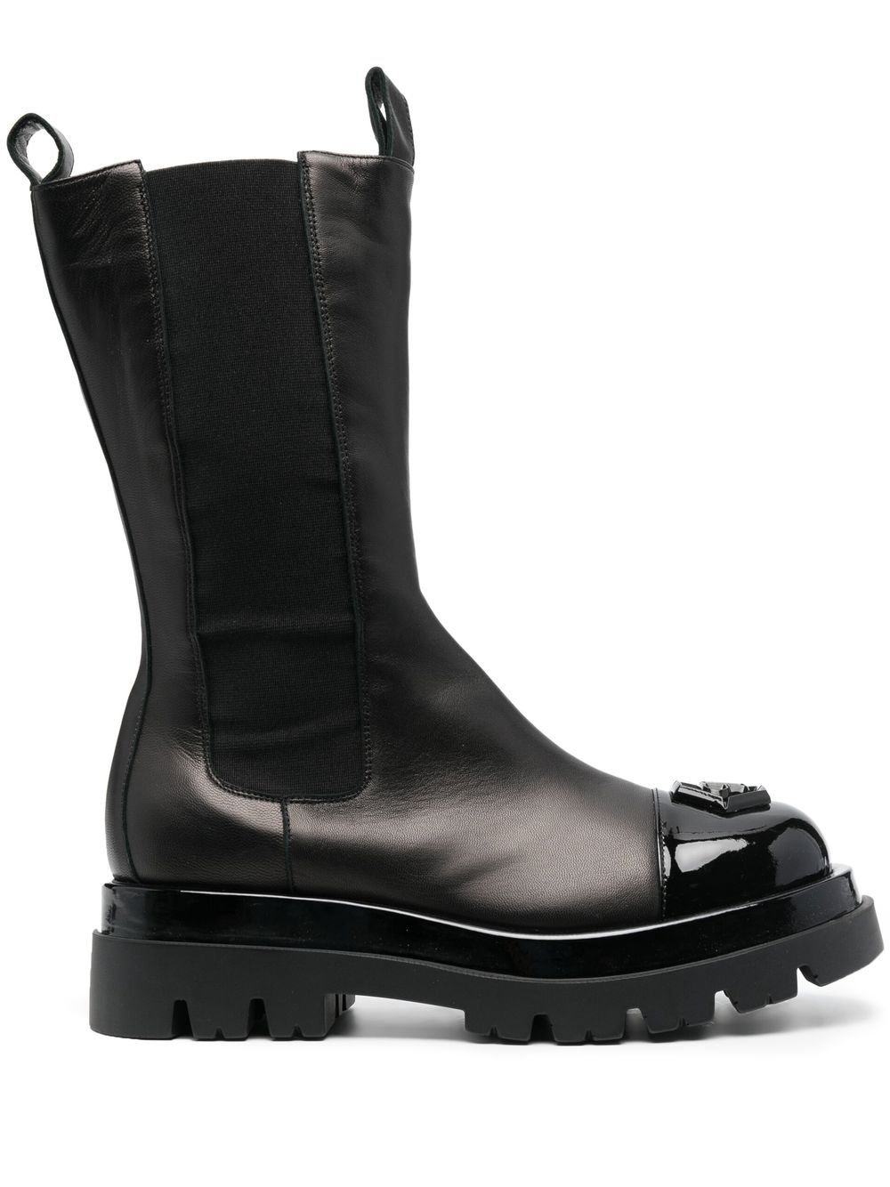 Philipp Plein Hexagon Bikerstiefel - Schwarz von Philipp Plein