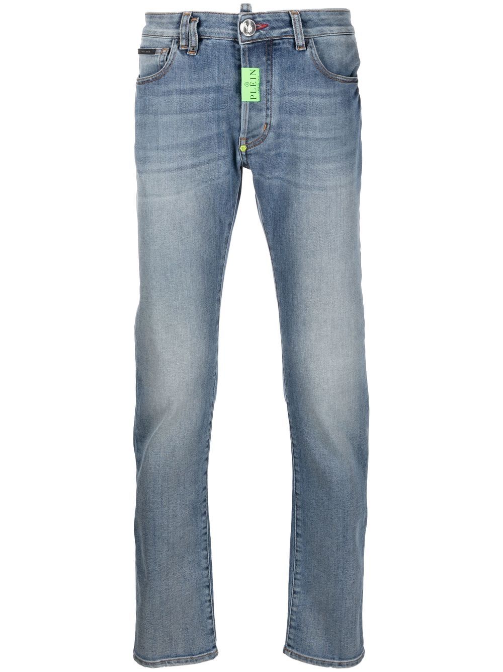 Philipp Plein Hexagon Straight-Leg-Jeans - Blau von Philipp Plein