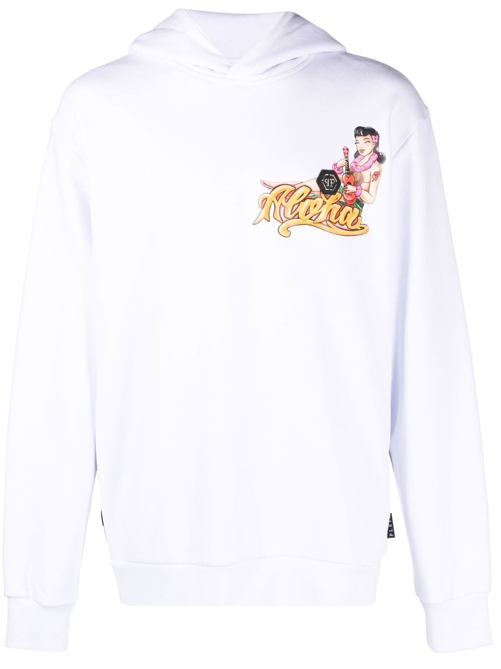 Philipp Plein Hoodie mit Hawaii-Print - Weiß von Philipp Plein