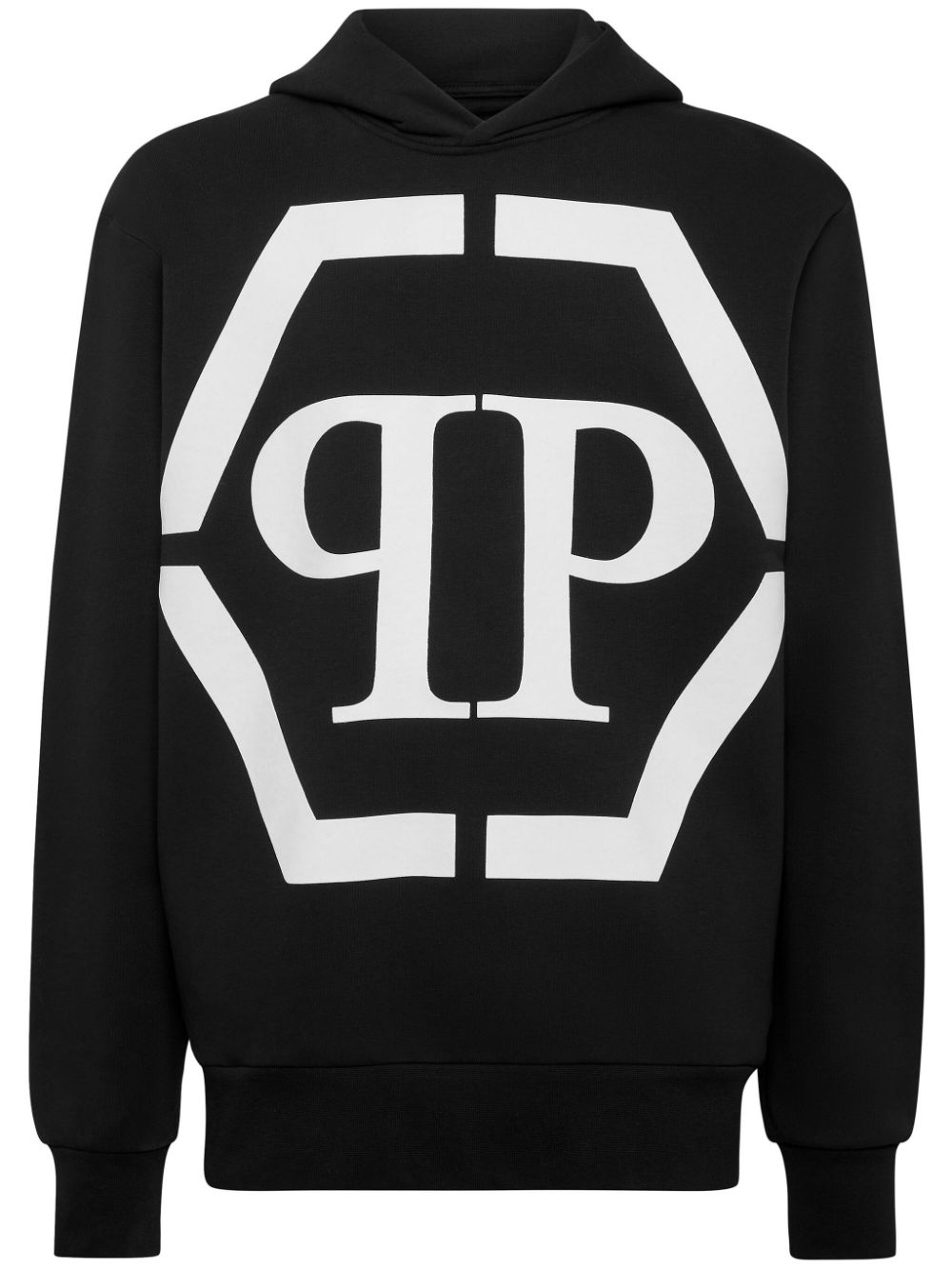 Philipp Plein Hoodie mit Logo-Print - Schwarz von Philipp Plein