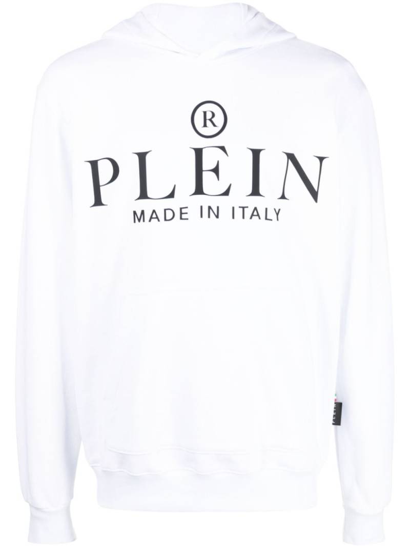 Philipp Plein Hoodie mit Logo-Print - Weiß von Philipp Plein